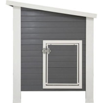 Kerbl Poulailler Barney Plastique 2-4 poules - 137x73x83 cm - Gris et