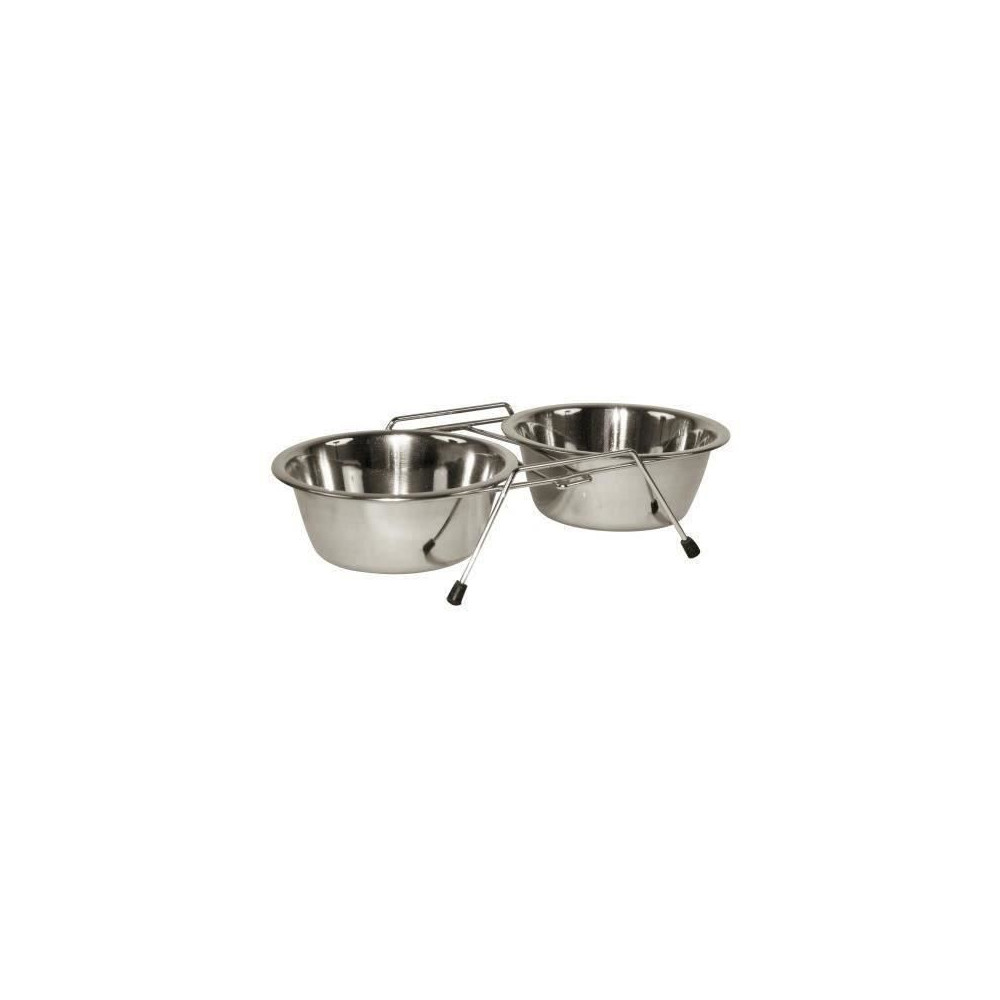 KERBL Support double écuelles 2x900ml - Pour chien KERBL Support double écuelles 2x900ml - Pour chien