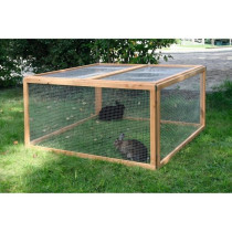 Enclos extérieur pour rongeurs - Kerbl - Vario Bois 84399 - Grillage