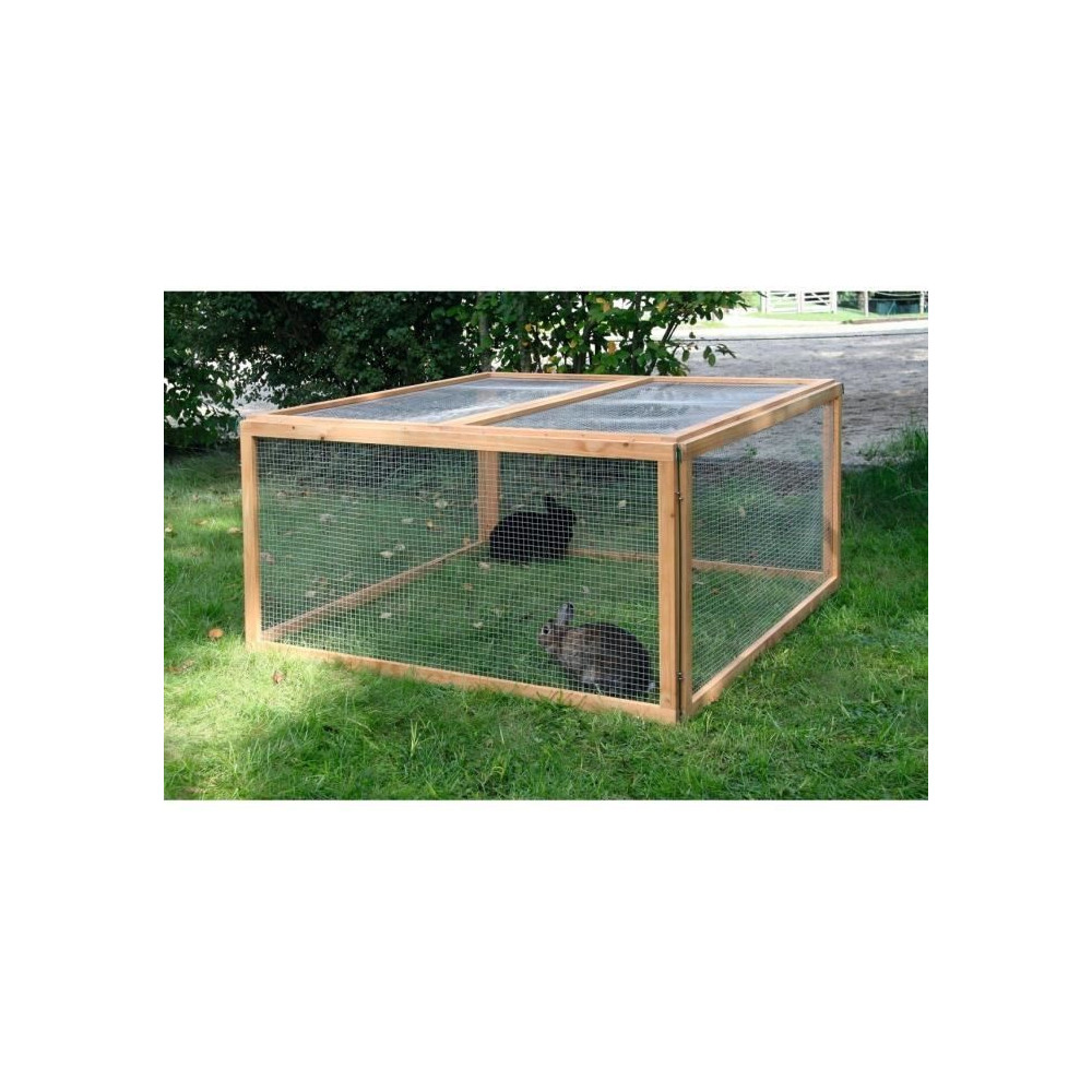 Enclos extérieur pour rongeurs - Kerbl - Vario Bois 84399 - Grillage