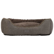 KERBL Panier corbeille Samuel - 50 x 40 x 15 cm - Argent et gris - Pou