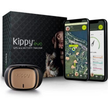 KIPPY - Collier GPS pour Chiens et Chats - Evo - 38 GR - Waterproof -