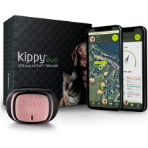 KIPPY - Collier GPS pour Chiens et Chats - Evo - 38 GR - Waterproof -