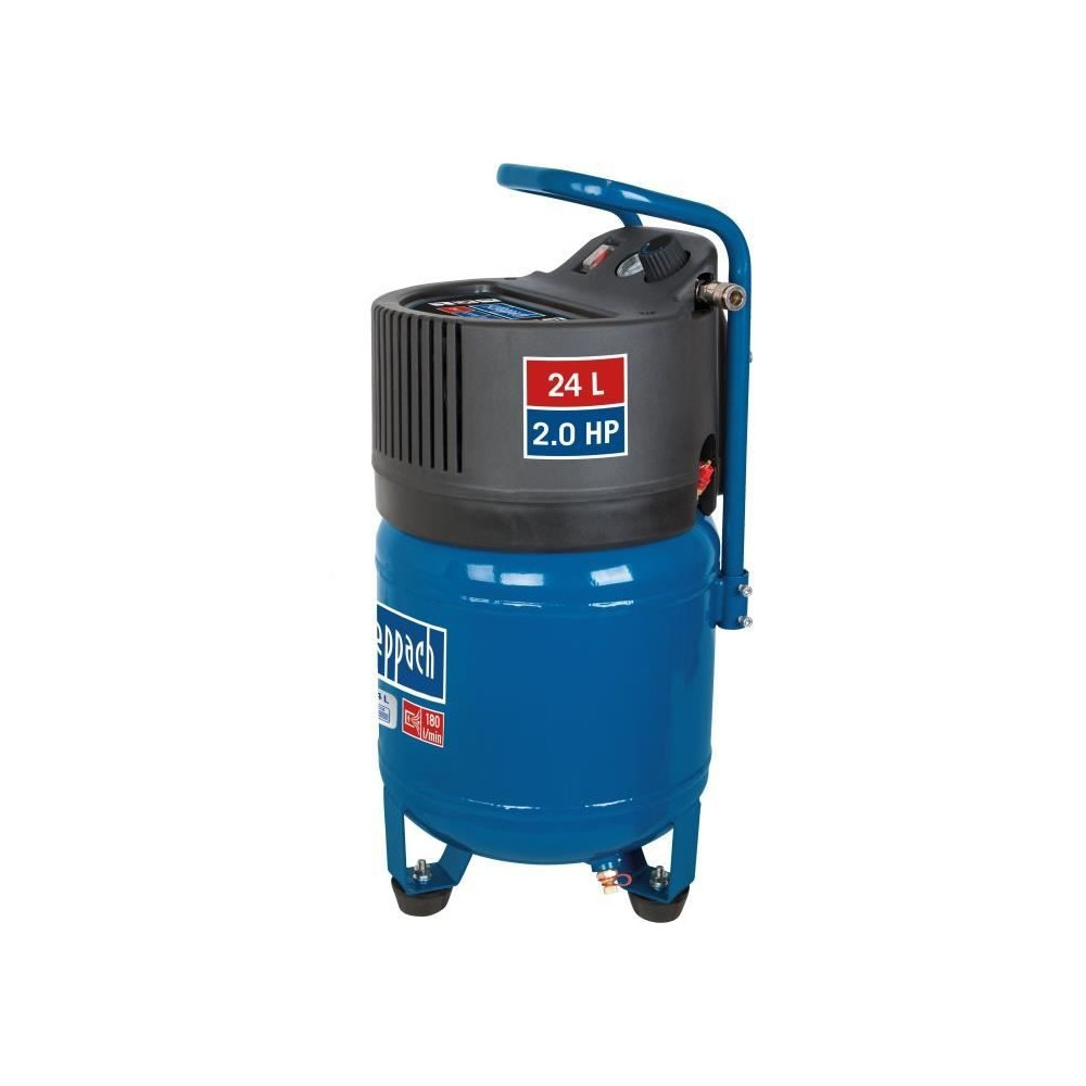 Compresseur d'air vertical Scheppach HC24V - 24L - 1500 W - 10 bars -
