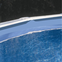 GRE - Kit Piscine hors sol acier ronde blanche - Ø370 x H122 cm (Livr