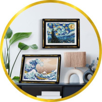 Kit loisir créatif - LANSAY - Collection Sequins - La Grande Vague -
