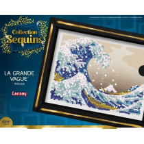 Kit loisir créatif - LANSAY - Collection Sequins - La Grande Vague -