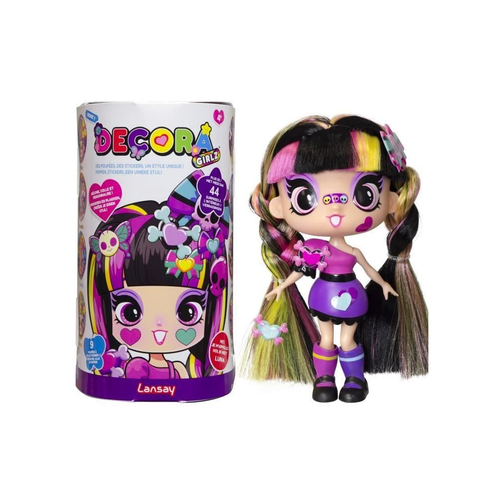 Poupée - LANSAY - 55103 - Decora Girlz - Minis Poupées Fashion a Per
