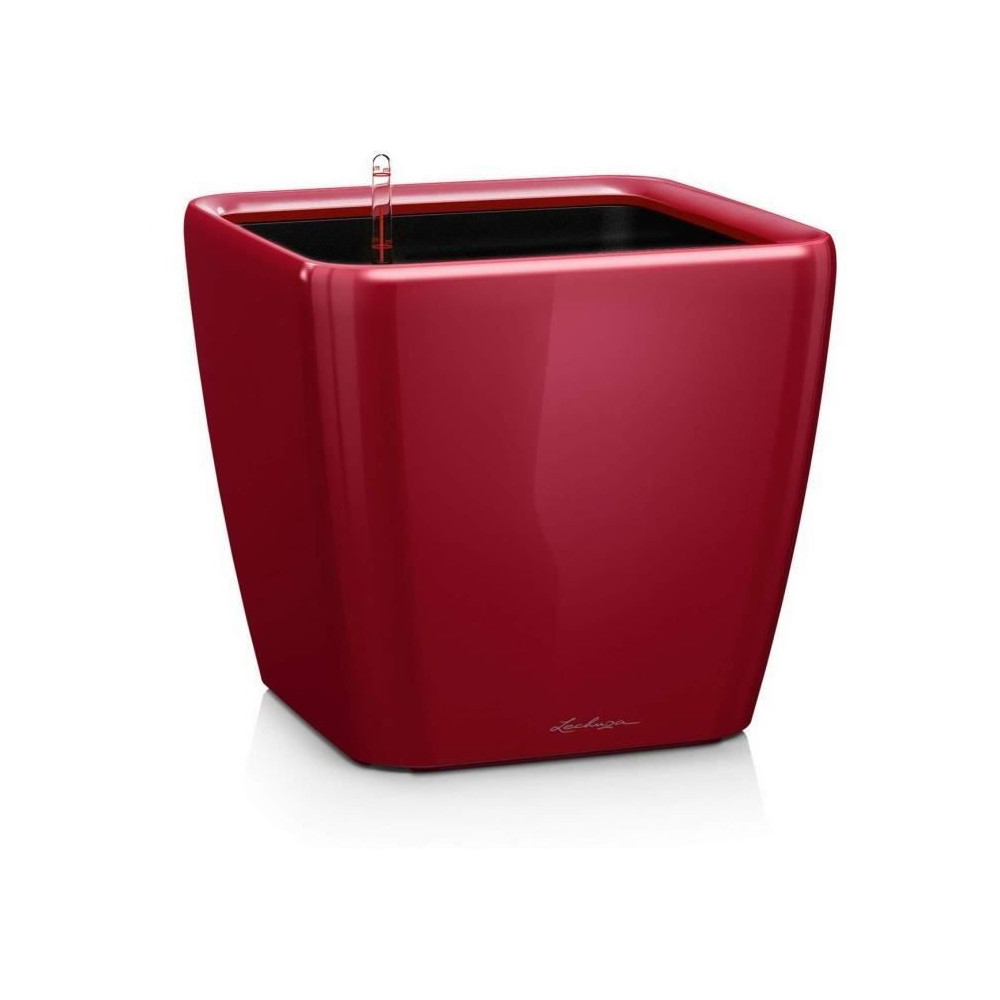 Pot de fleur LECHUZA Quadro Premium LS 50 - kit complet, rouge scarlet