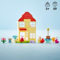 LEGO DUPLO 10433 La fete d'anniversaire chez Peppa Pig - Jouet a Const