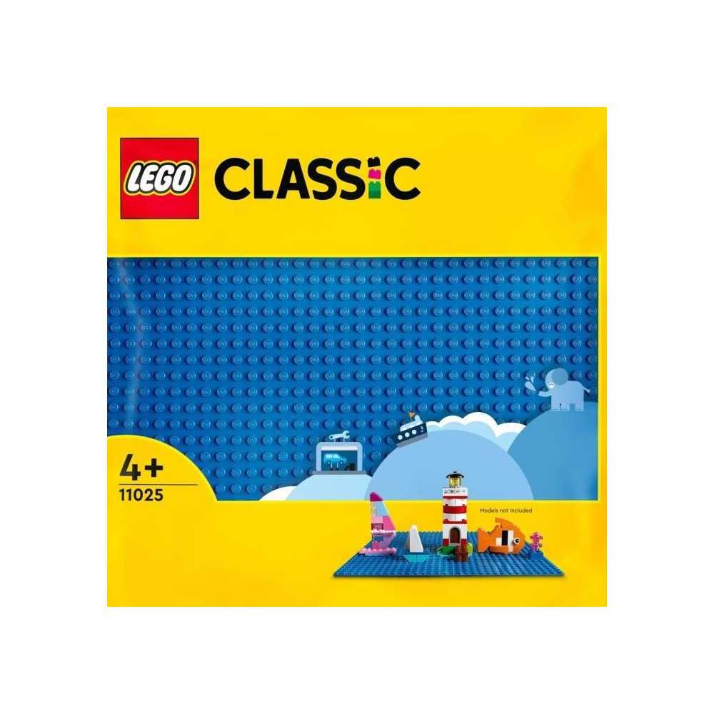 LEGO 11025 Classic La Plaque De Construction Bleue 32x32, Socle de Bas