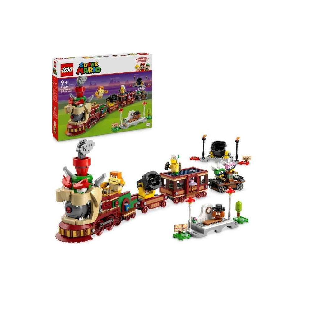 LEGO Super Mario 71437 Train Bowser Express - Jouet avec des Personnag