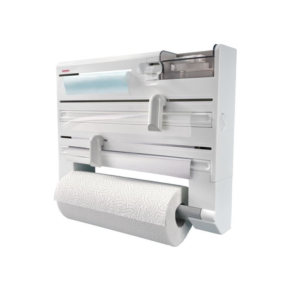 Leifheit Porte-rouleau mural Porte Rouleau de Papier Parat Plus Blanc