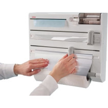 Leifheit Porte-rouleau mural Porte Rouleau de Papier Parat Plus Blanc