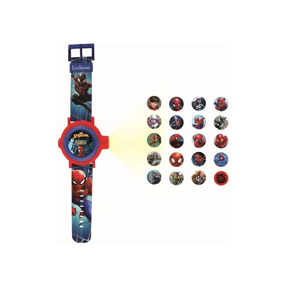 Montre digitale de projection Spider-Man - LEXIBOOK - 20 images - Brac