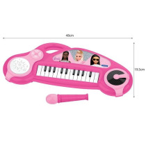 Piano électronique pour enfants Barbie avec effets lumineux et microp