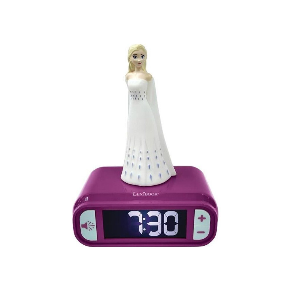 Réveil veilleuse digital LEXIBOOK - La Reine Des Neiges 2 - 3D lumine