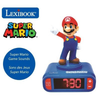 Réveil veilleuse digital LEXIBOOK - Super Mario - 3D lumineux et sono