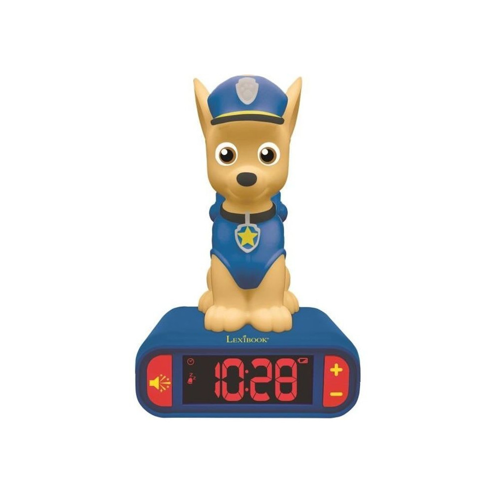 Réveil veilleuse digital LEXIBOOK - Pat' Patrouille - Chase 3D lumine
