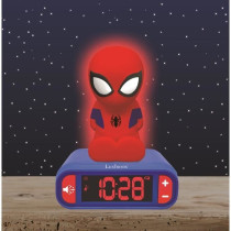 Réveil veilleuse digital LEXIBOOK - Spiderman - 3D lumineux et sonore