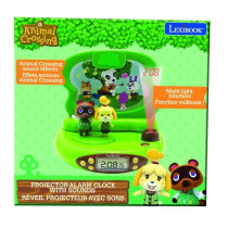 Réveil Projecteur Animal Crossing en 3D avec Sons
