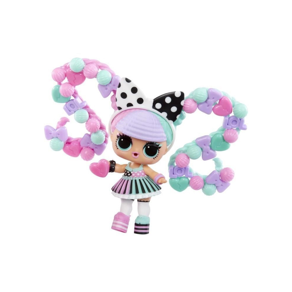 L.O.L. Surprise - Hair breads - Coiffures avec perles - Poupée de 7,5