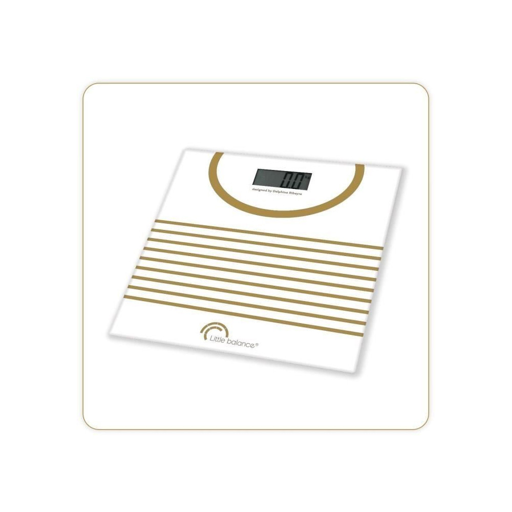 Pese personne électronique LITTLE BALANCE Mariniere Gold - balance é