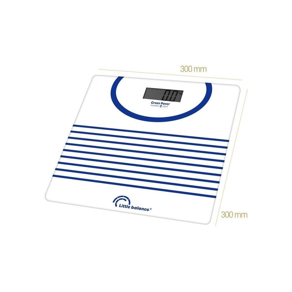 Pese-personne - LITTLE BALANCE - 8655 - USB-réparable - 180 kg / 100
