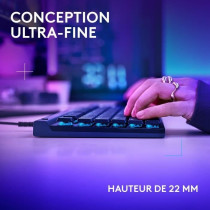 Clavier gamer - filaire - Logitech G - G515 TKL - Mécanique - RGB - A