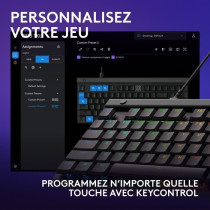 Clavier gamer - filaire - Logitech G - G515 TKL - Mécanique - RGB - A