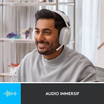 Casque PC Logitech Zone Vibe 100 Casque d''écoute léger sans fil ave