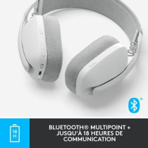Casque PC Logitech Zone Vibe 100 Casque d''écoute léger sans fil ave