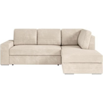 Canapé d'angle droit convertible ARTEMIS 4 places - Velours côtelé