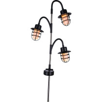 Balise solaire décorative - LUMISKY - BERRY SPIKE - H74 cm - LED blan
