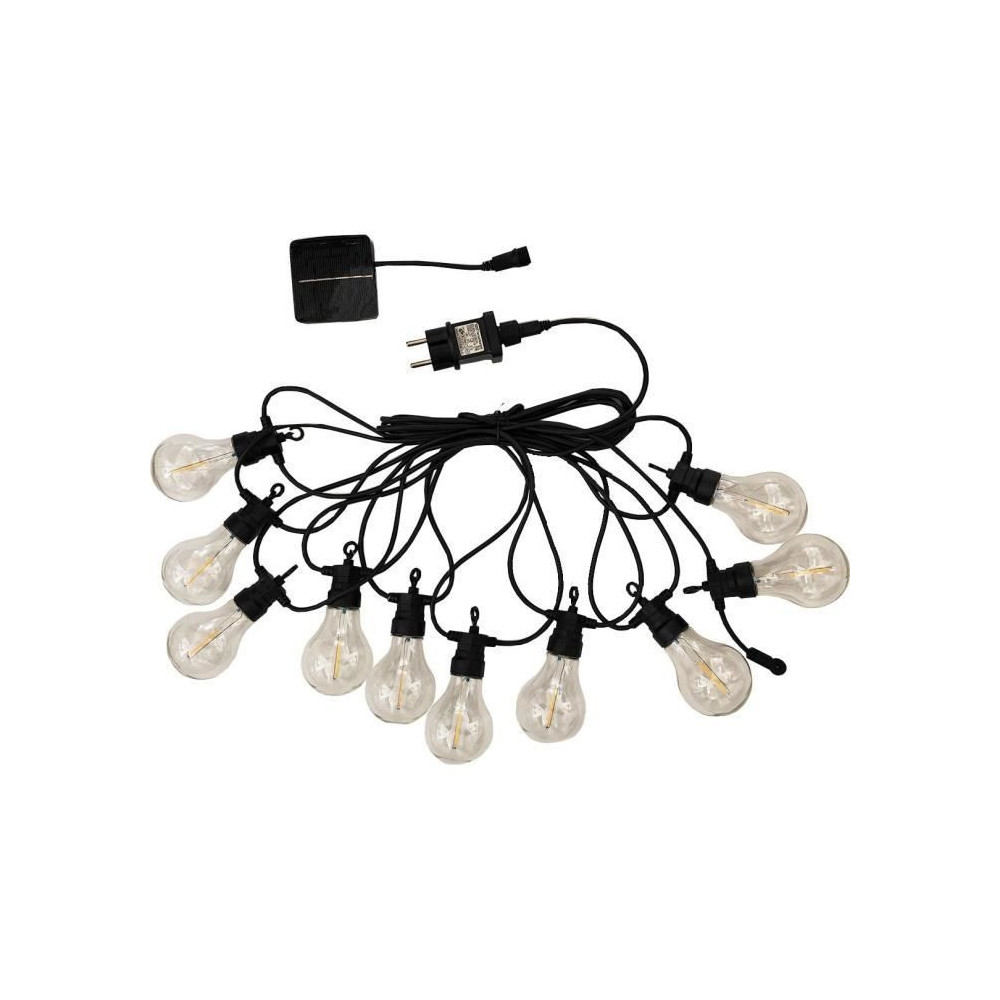 Guirlande lumineuse extérieur - LUMISKY - PARTY CLEAR HYBRID - 7.50 m