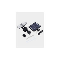 Projecteur solaire 2 tetes LED Douglas H23cm avec détecteur de mouvem