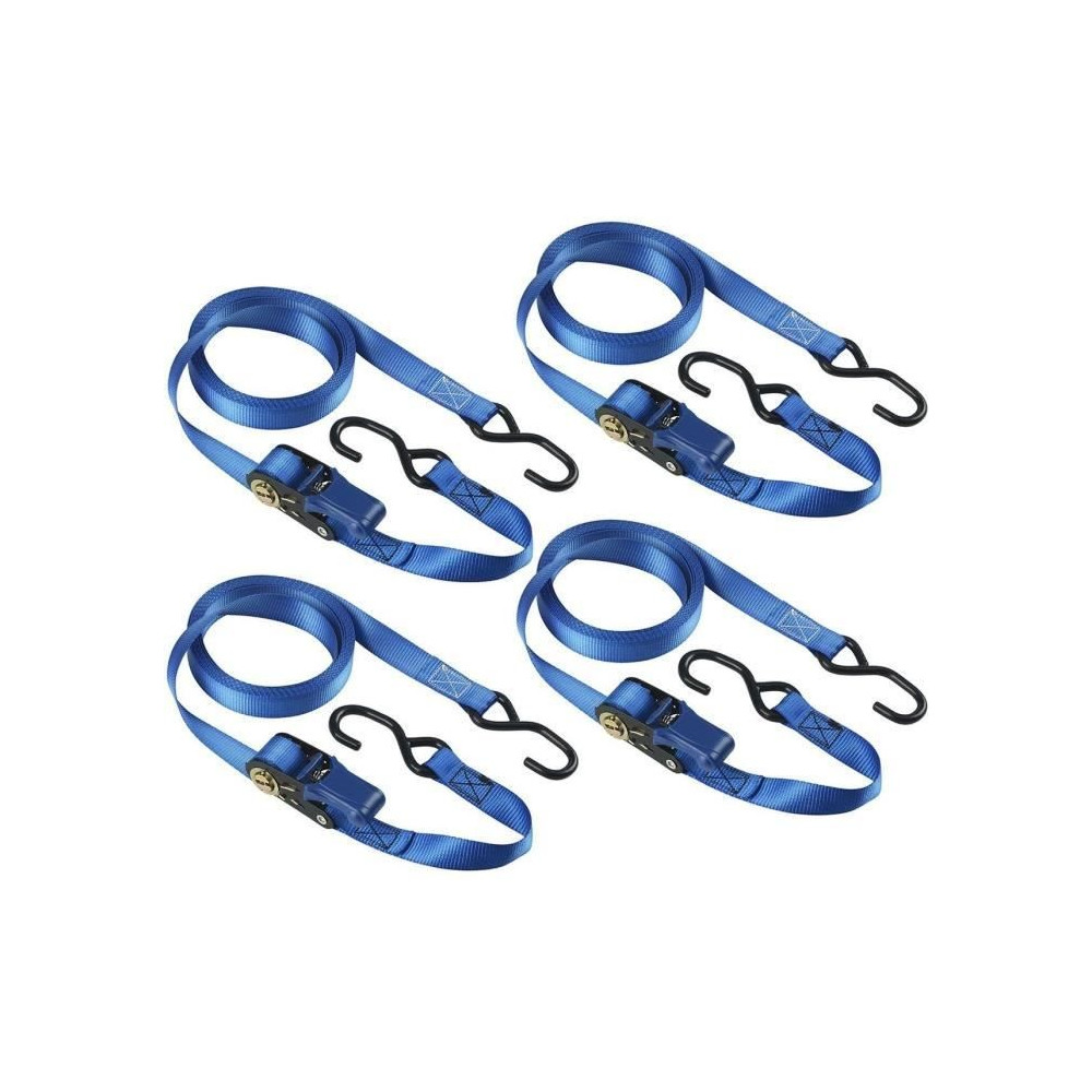 Kit de 4 Sangles d'arrimage - MASTER LOCK - 4367EURDAT - Avec crochets