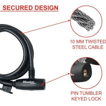 Antivol Câble Vélo - MASTER LOCK - 8232EURDPRO - 1,8 m Câble - Clé