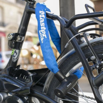 MASTER LOCK Chaîne Antivol Vélo [Clé] [90 cm Chaîne] [Bleu] 8391EU