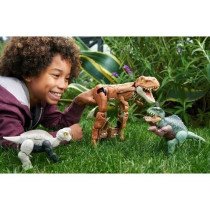 Jurassic World-Course-poursuite rugissante-Tyrannosaure et camion HPD3
