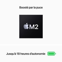 Apple - 13,6'' MacBook Air M2 - RAM 16Go - Stockage 256Go - CPU 8 coeu