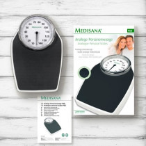 Pese-personne mécanique MEDISANA PSD 4046 - Design rétro chic - Grad