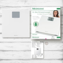 Pese-personne XL Medisana PS 470 Blanc - Charge maximale 250 kg - Gran
