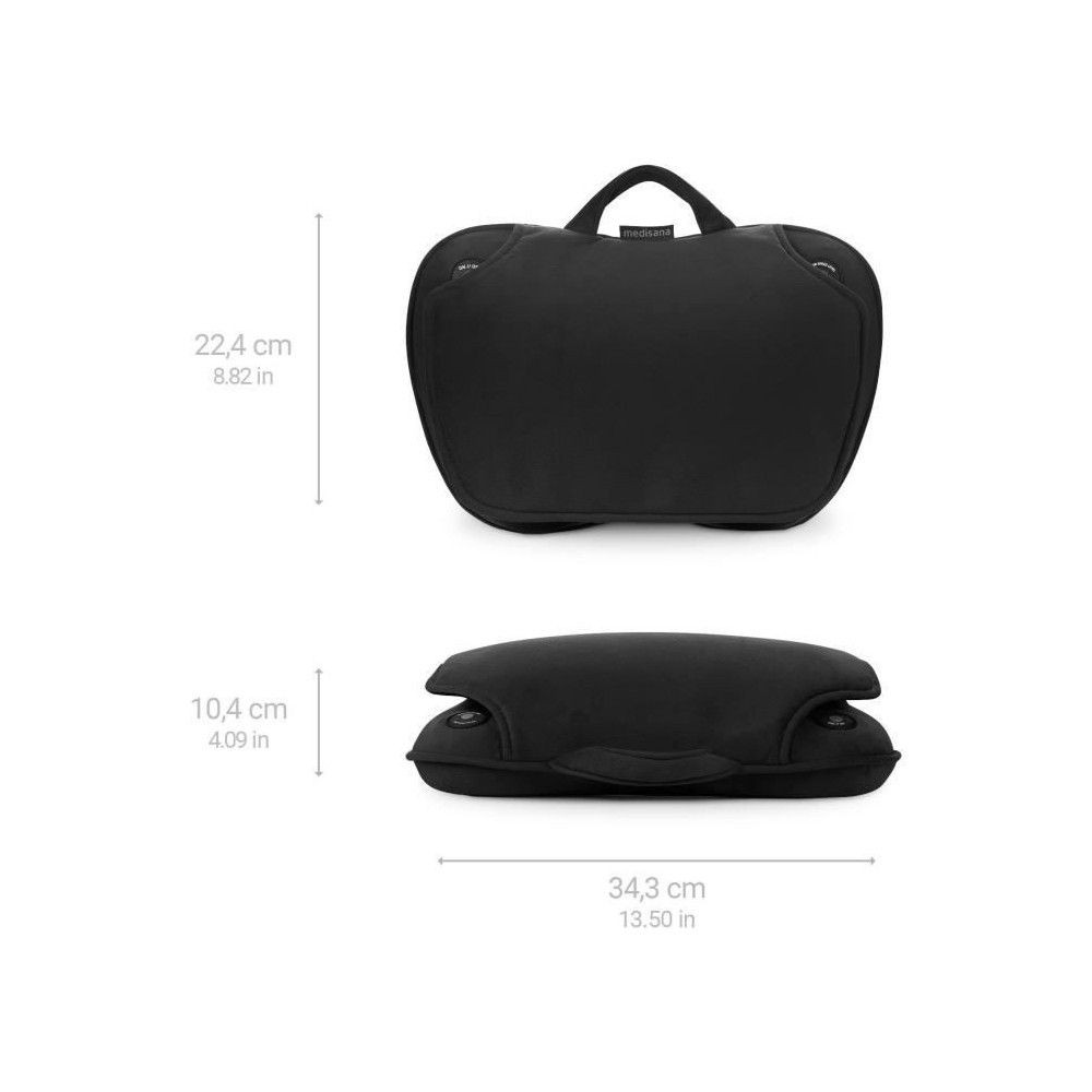 MEDISANA MC 850 - Coussin de massage Shiatsu épaules, dos, jambes et