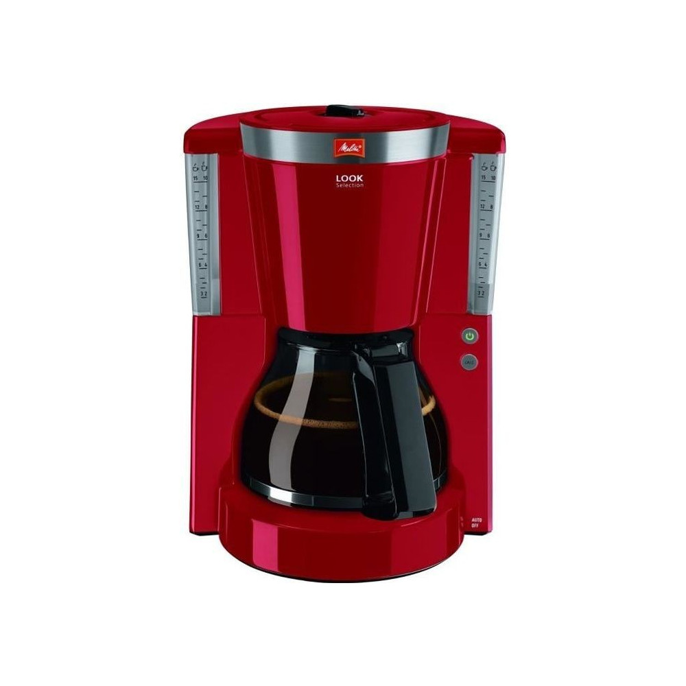 Cafetiere filtre MELITTA Look IV Selection - Rouge - 15 tasses - 1000W