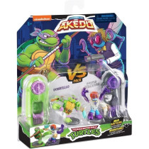 Coffret de figurines Donatello vs Baxter Stockman - Akedo - Moose Toys