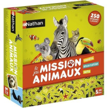 Jeu de Société - NATHAN - Mission Animaux - Observation et Rapidité