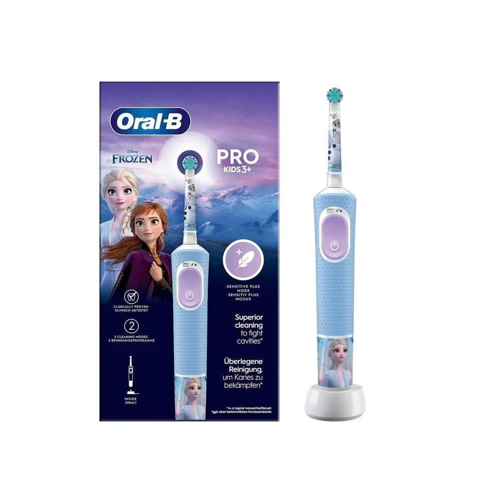 Oral-B Pro Kids Brosse a Dents Électrique Enfant, Reine des Neiges Di