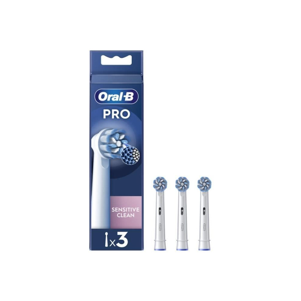 Oral-B Pro Sensitive Clean Brossettes Pour Brosse a Dents, Pack De 3 U