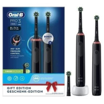 Brosse a dents électriques Oral-B Pro 3 3900 - Lot de 2 - 2 manches n